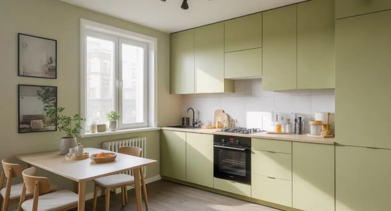 Green and Gold Kitchen Ideas