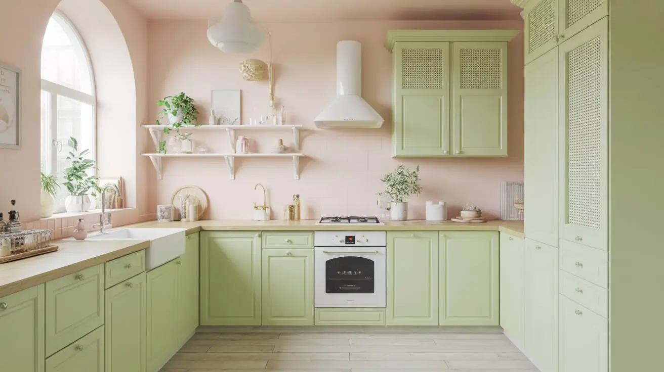 Green and White Kitchen Ideas