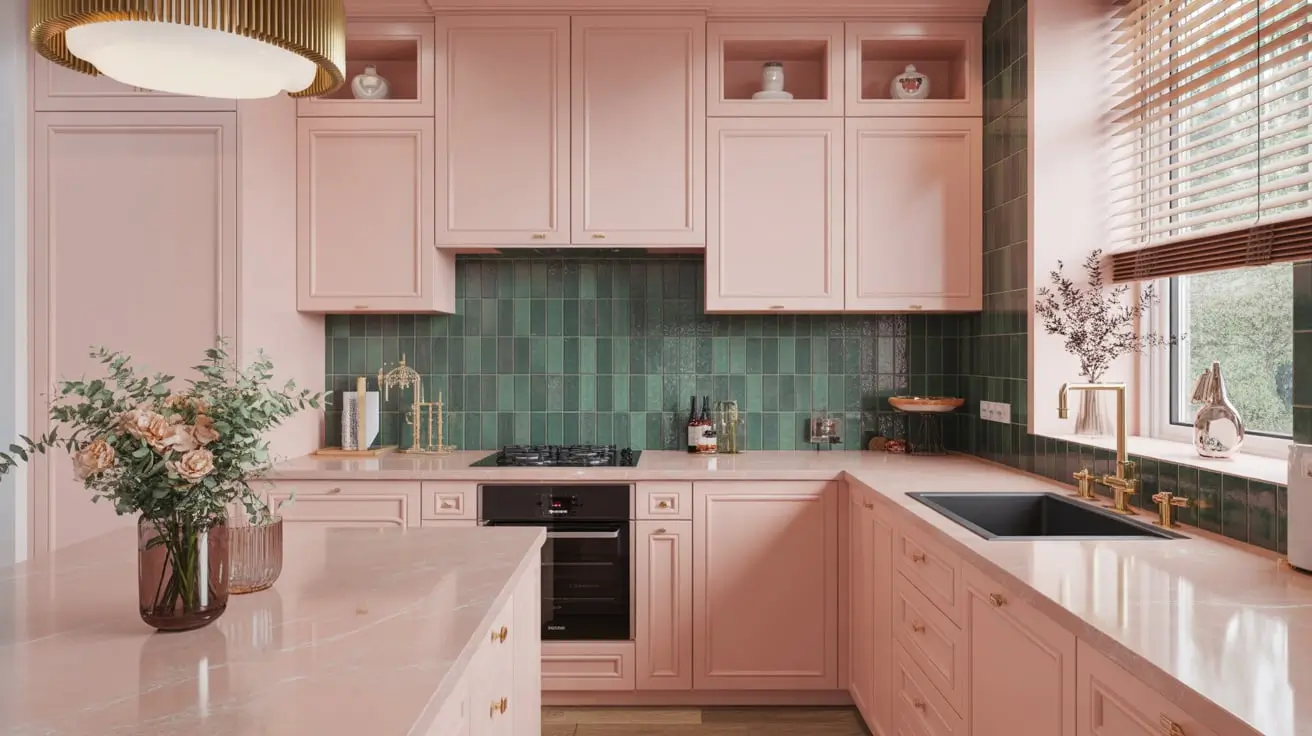 Pink and Green Kitchen Ideas
