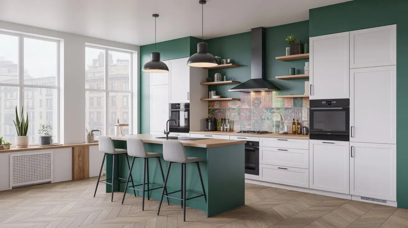 Green Kitchen Walls Ideas