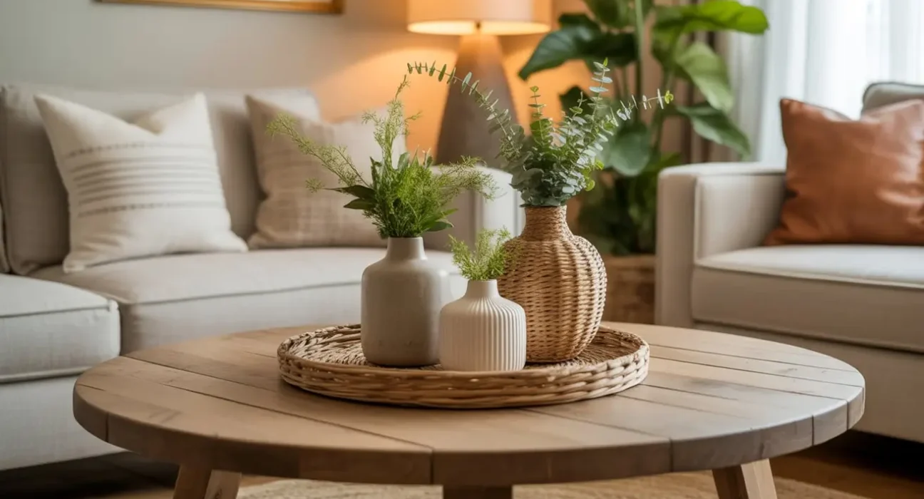 Round Coffee Table Decor Ideas