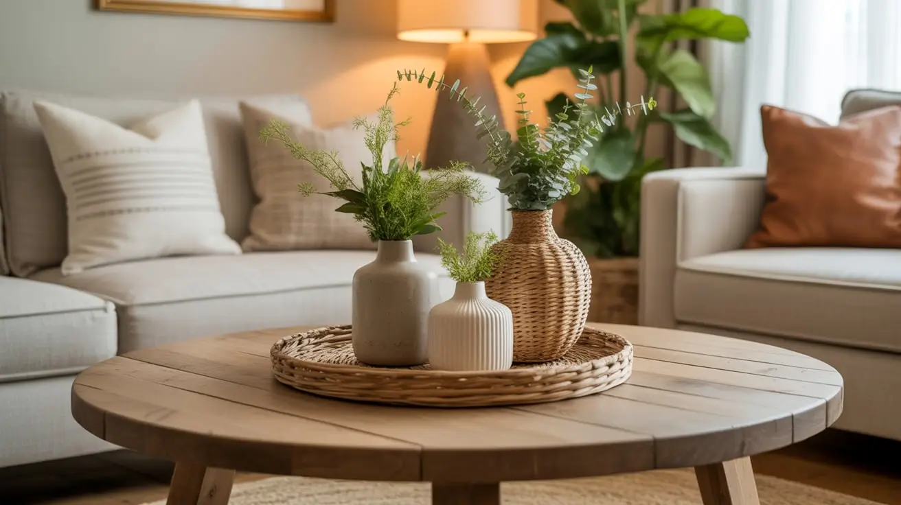 Round Coffee Table Decor Ideas