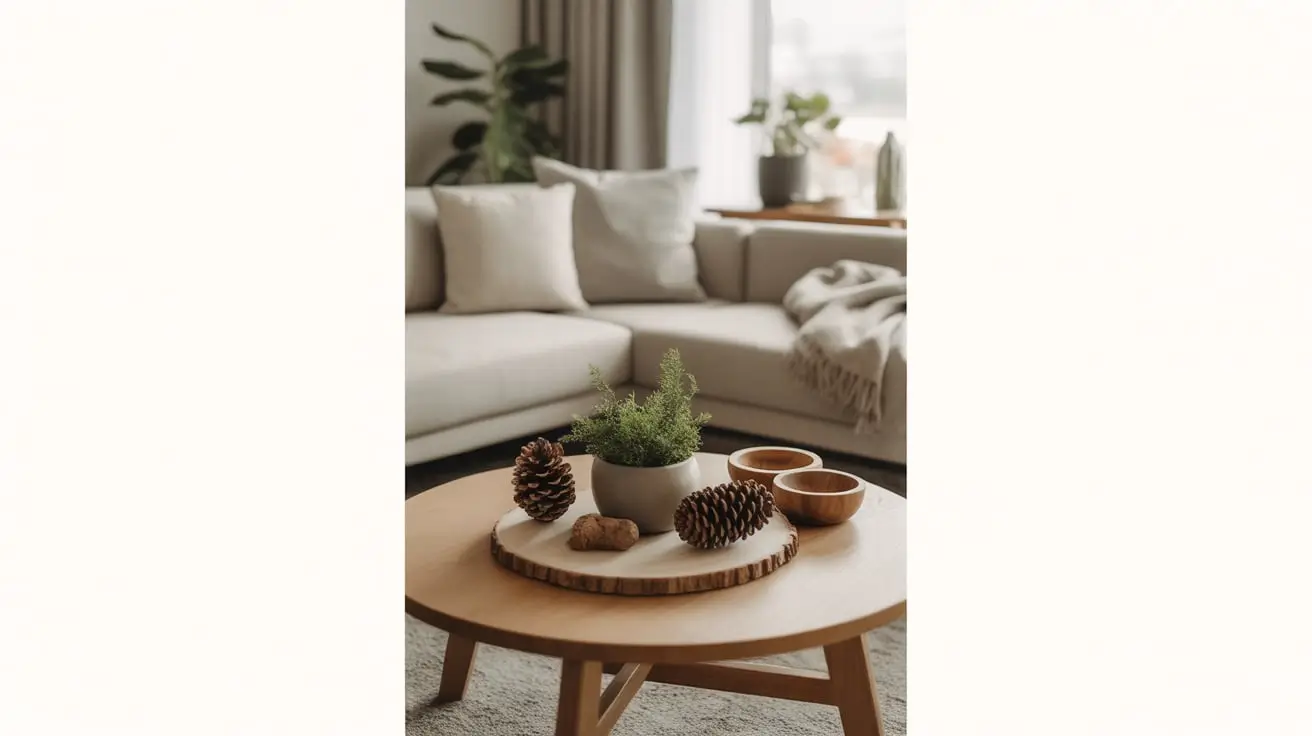 Circle Coffee Table Decor Ideas