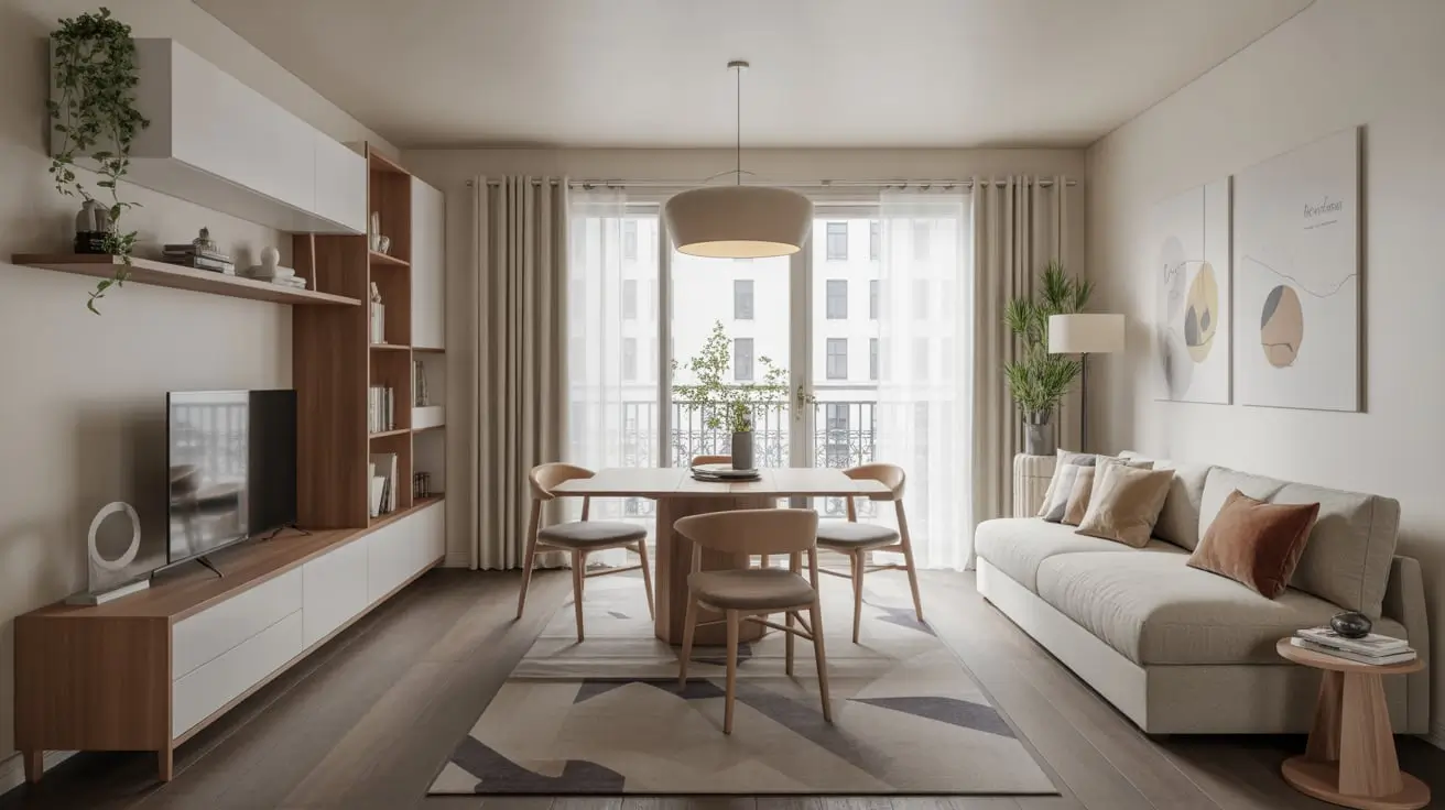 Open Concept Living and Dining Room