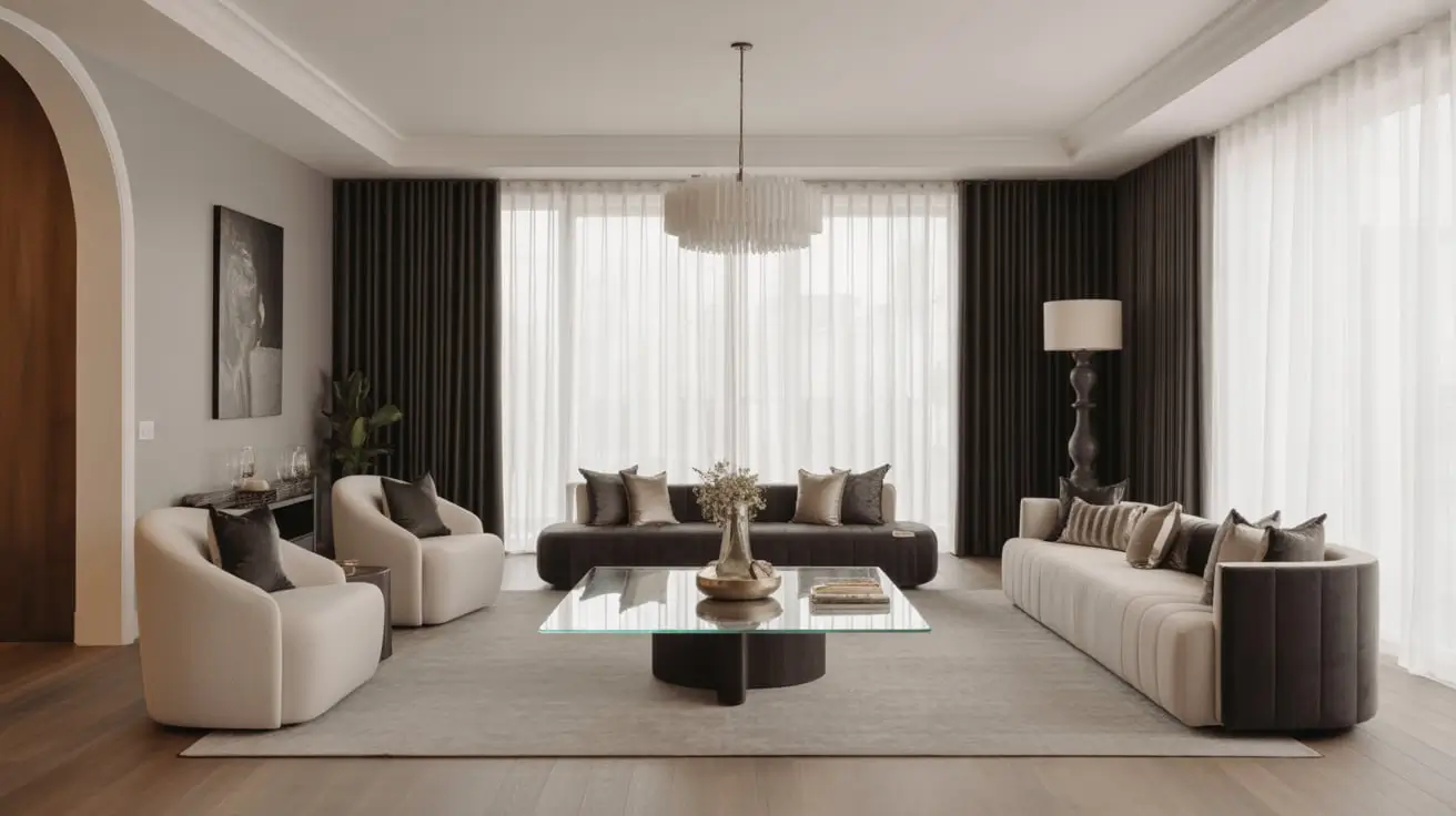 Black Curtains Living Room Ideas