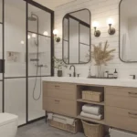 15 Stunning Black and White Marble Bathroom Ideas for Luxury Homes