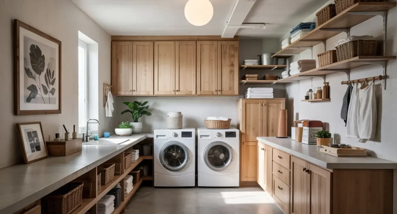 Basement Laundry Room Ideas