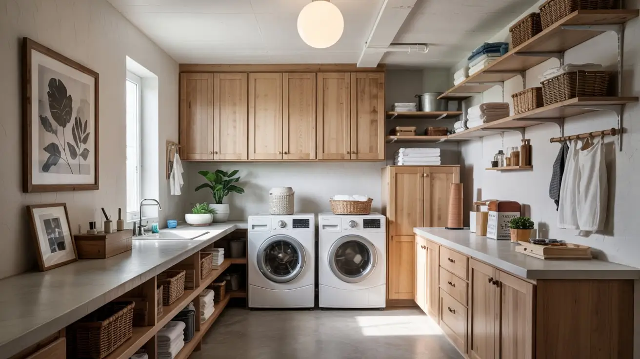 Basement Laundry Room Ideas