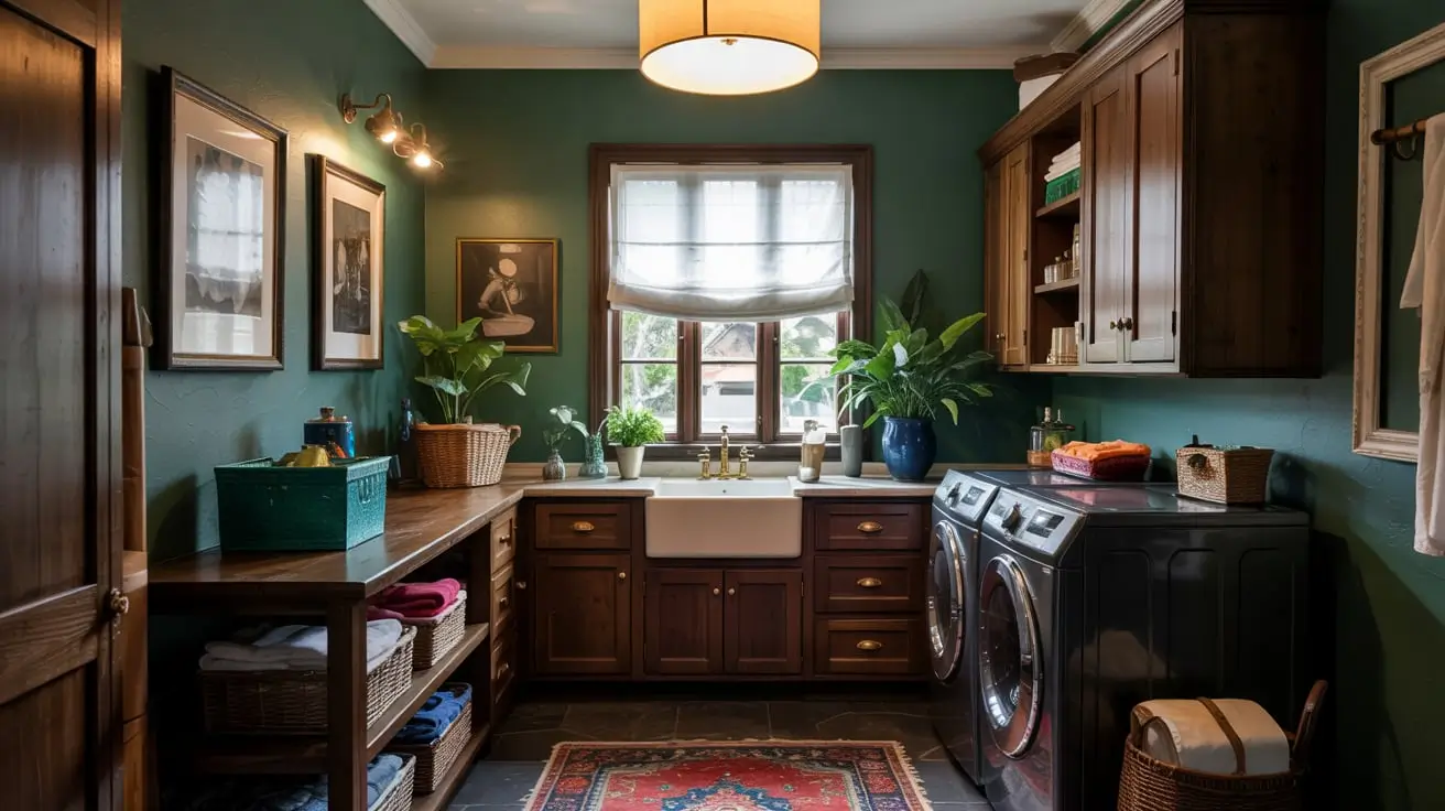 Moody Laundry Room Ideas