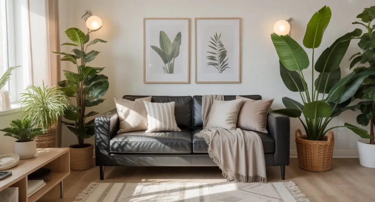 Black Couch Living Room Decor Ideas