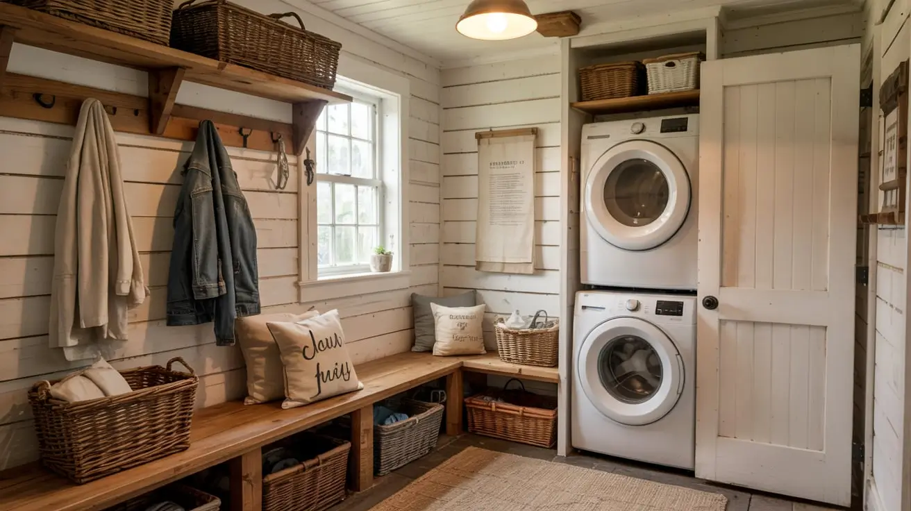 Mud Room and Laundry Room Combo Ideas