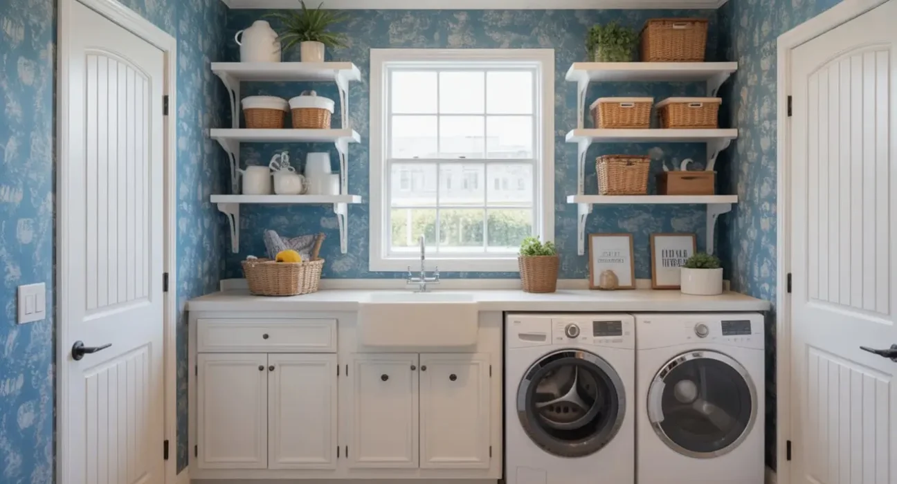 Blue Laundry Room Ideas