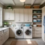 15 Beautiful Green Laundry Room Ideas to Refresh Your Space