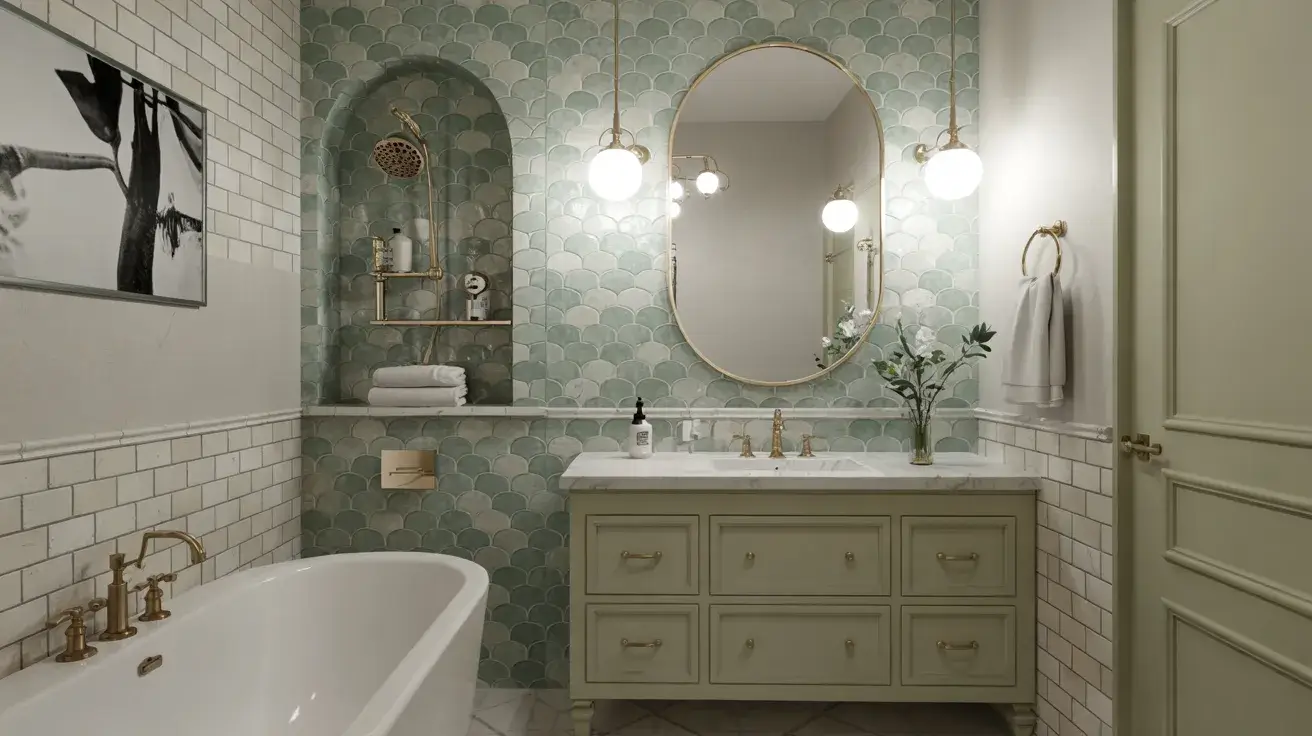 Green Bathroom Tile Ideas