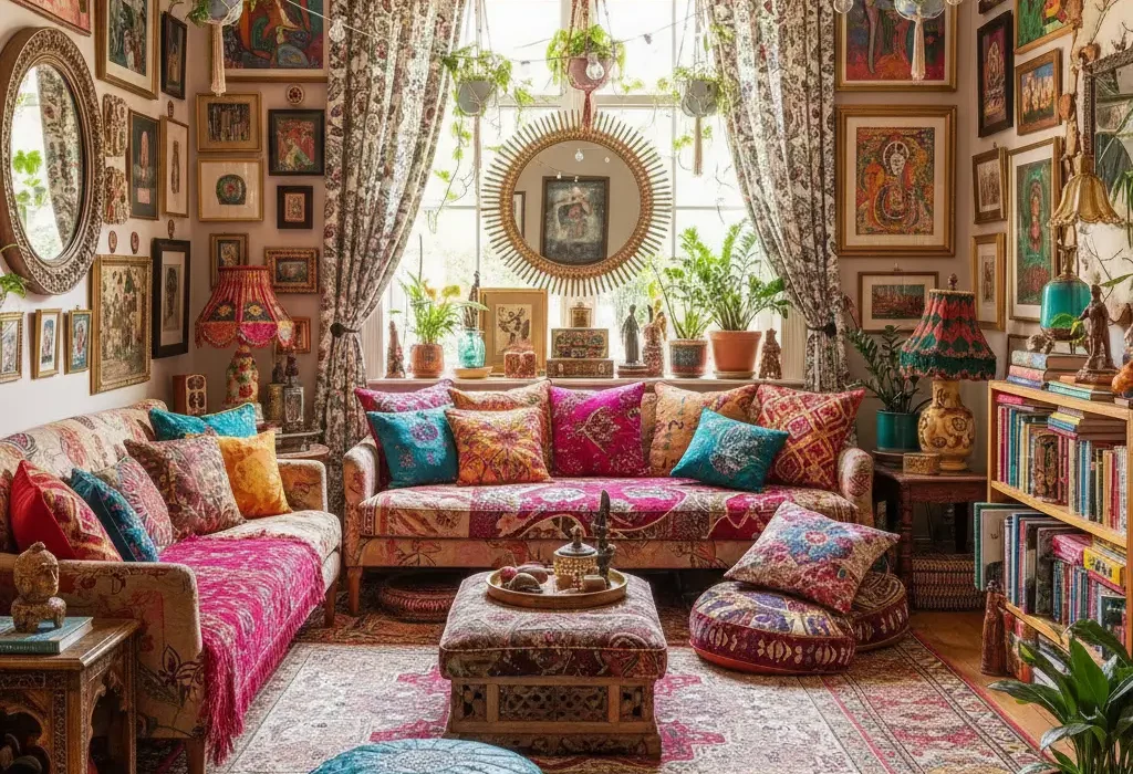 Bohemian Living Room Aesthetic